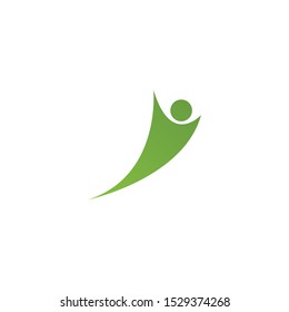 Healthy Life people Logo template vector icon