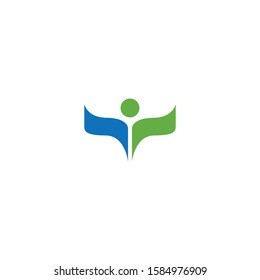 Healthy Life people Logo template vector icon