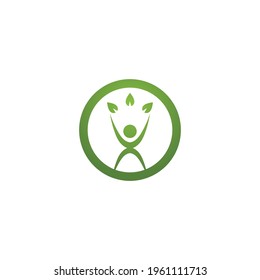 Healthy Life people Logo template vector icon