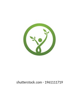 Healthy Life people Logo template vector icon