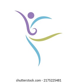 Healthy Life people logo template vector design