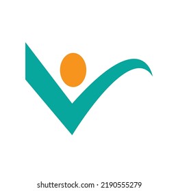 Healthy Life people logo template vector design
