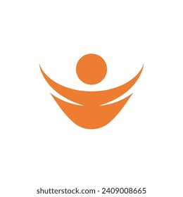 Healthy Life people logo template vector design
