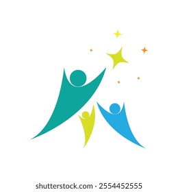 Healthy Life people logo template vector design