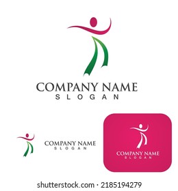 Healthy Life People Logo vector