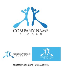 Healthy Life People Logo vector