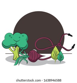 healthy life style set icons vector illustration design