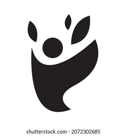 healthy life vector icon design template