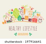 healthy lifestyle background