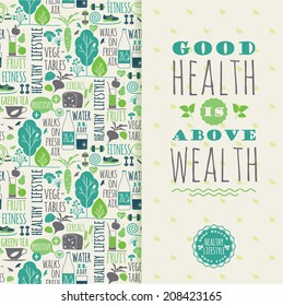 Healthy Lifestyle Background 