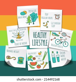 Healthy Lifestyle Background 