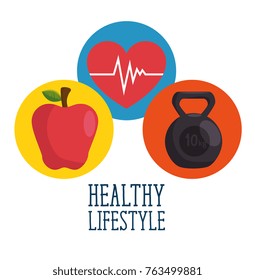 healthy lifestyle concept design