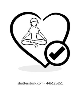 Healthy lifestyle concept with icon design, vector illustration 10 eps graphic.