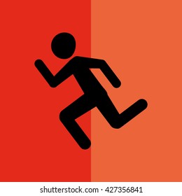 Healthy lifestyle design. Bodycare icon. Colorful illustration