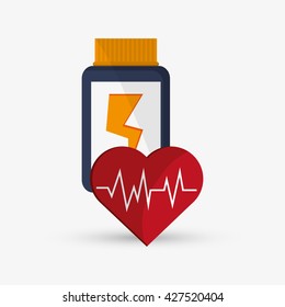Healthy lifestyle design. Bodycare icon. Colorful illustration
