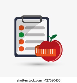 Healthy lifestyle design. Bodycare icon. Colorful illustration