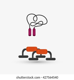 Healthy lifestyle design. Bodycare icon. Colorful illustration