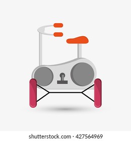 Healthy lifestyle design. Bodycare icon. Colorful illustration
