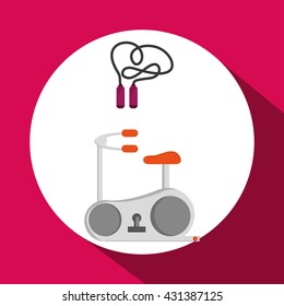 Healthy lifestyle design. Bodycare icon. Colorful illustration , vector