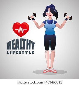Healthy lifestyle design. Bodycare icon. Isolated illustration, vector graphic