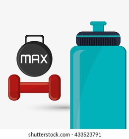 Healthy lifestyle design. Bodycare icon. Colorful illustration , vector