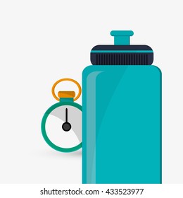 Healthy lifestyle design. Bodycare icon. Colorful illustration , vector