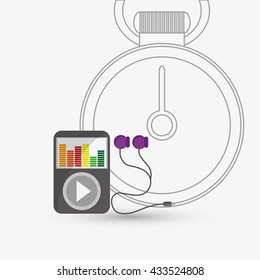 Healthy lifestyle design. Bodycare icon. Colorful illustration , vector