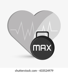 Healthy lifestyle design. Bodycare icon. Colorful illustration , vector