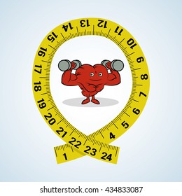 Healthy lifestyle design. Bodycare icon. Isolated illustration, vector graphic