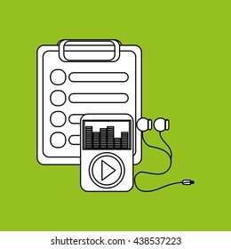 Healthy lifestyle design. bodycare icon. flat illustration, vect