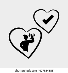 Healthy lifestyle design. fitness concept. white background