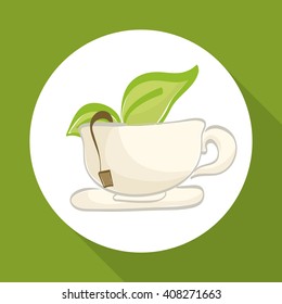 Healthy lifestyle design over white background, vector illustration