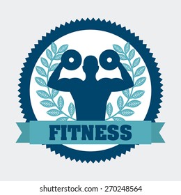 healthy lifestyle design, vector illustration eps10 graphic 