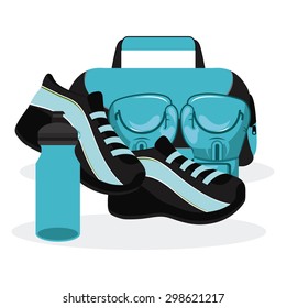 healthy lifestyle design, vector illustration eps10 graphic 
