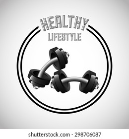 healthy lifestyle design, vector illustration eps10 graphic 