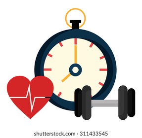 Healthy lifestyle design, vector illustration eps 10.