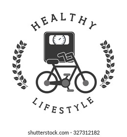 healthy lifestyle design, vector illustration eps10 graphic 