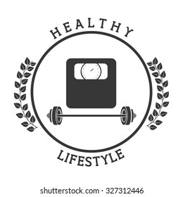 healthy lifestyle design, vector illustration eps10 graphic 