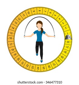 healthy lifestyle design, vector illustration eps10 graphic 