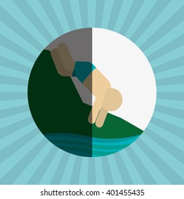 Healthy lifestyle design , vector illustration