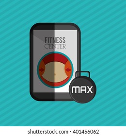 Healthy lifestyle design , vector illustration