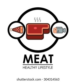 Healthy Lifestyle digital design, vector illustration 10 eps graphic