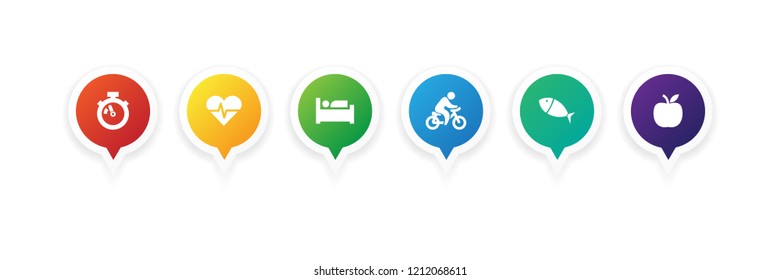 HEALTHY LIFESTYLE AND FITNESS INFOGRAPHIC CONCEPT