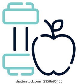 Healthy Lifestyle icon Illustration for illustration web, app, infographic, etc