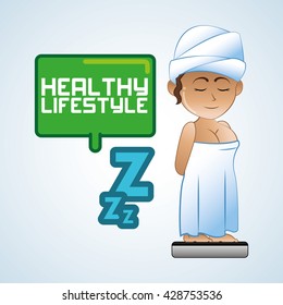 Healthy lifestyle icon. pixel concept  Flat illustration