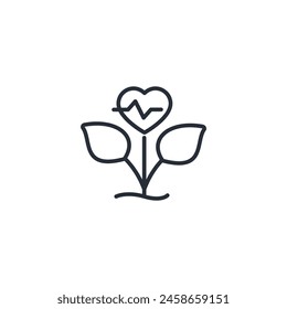 Healthy lifestyle icon. vector.Editable stroke.linear style sign for use web design,logo.Symbol illustration.