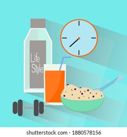 
a healthy lifestyle is the key to success