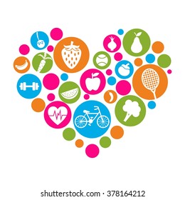 Healthy Lifestyle poster template