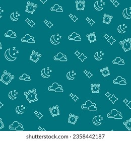 Healthy lifestyle. Seamless background. Vector illustration