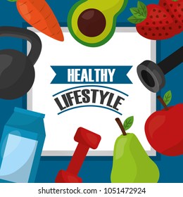 healthy lifestyle sport food